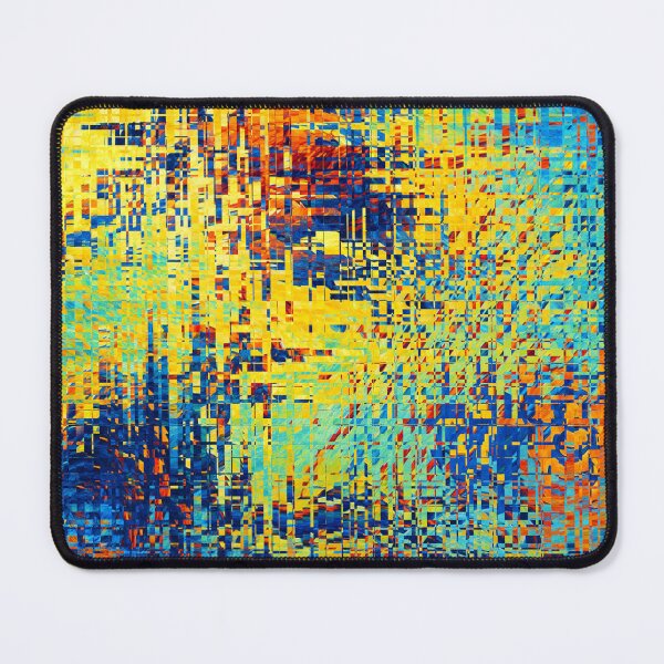 Item preview, Swirls of color in the digital grid designed and sold by Sigtrix.
