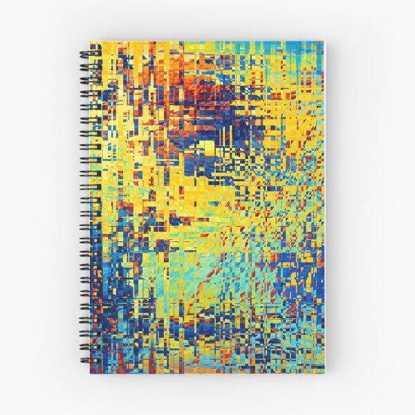 Item preview, Swirls of color in the digital grid designed and sold by Sigtrix.