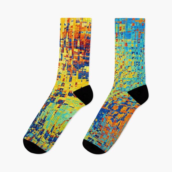 Item preview, Swirls of color in the digital grid designed and sold by Sigtrix.