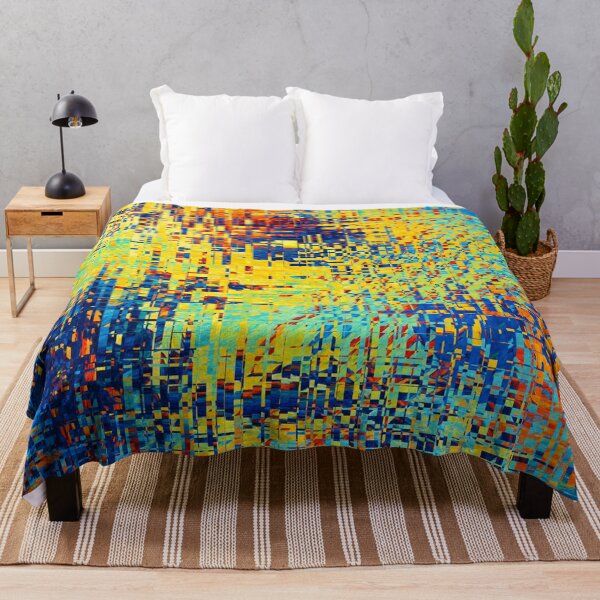 Item preview, Swirls of color in the digital grid designed and sold by Sigtrix.