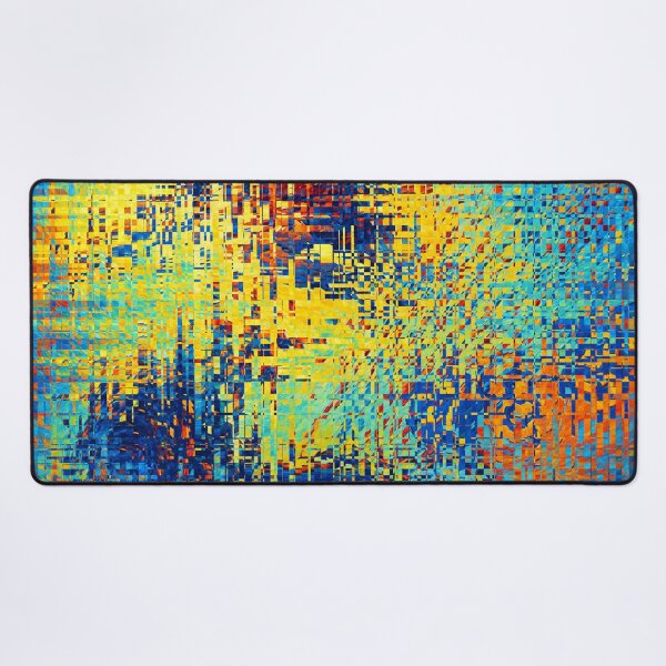 Item preview, Swirls of color in the digital grid designed and sold by Sigtrix.