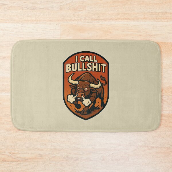 Item preview, I Call Bullshit – Funny Angry Bull designed and sold by hangmeart.