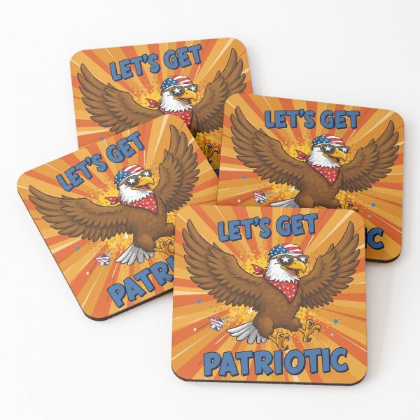 Item preview, Let's Get Patriotic - Cool Cartoon Eagle Design (2) designed and sold by InkoraLab.