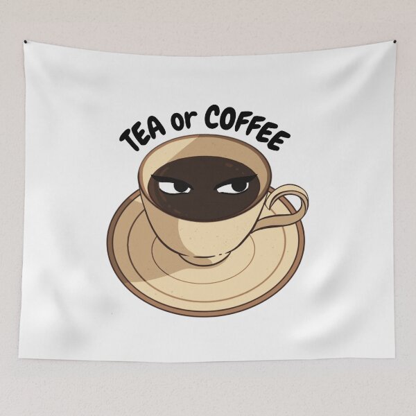 Item preview, Tea or Coffee | Funny Mood Cup Doodle Design designed and sold by LOLmoods.