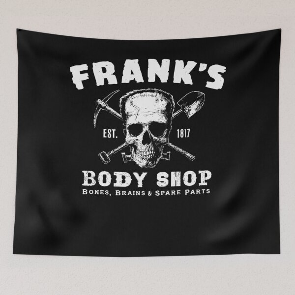 Item preview,  Frank'S Body Shop (Light Print) designed and sold by EdaYundt.
