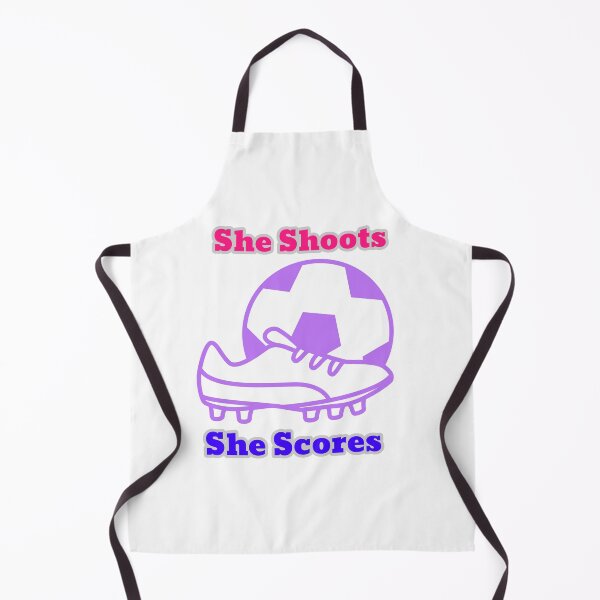 Item preview, She Shoots She Scores Funny Women’s Girls Soccer Football Mom Boot Ball designed and sold by WhackingTax.