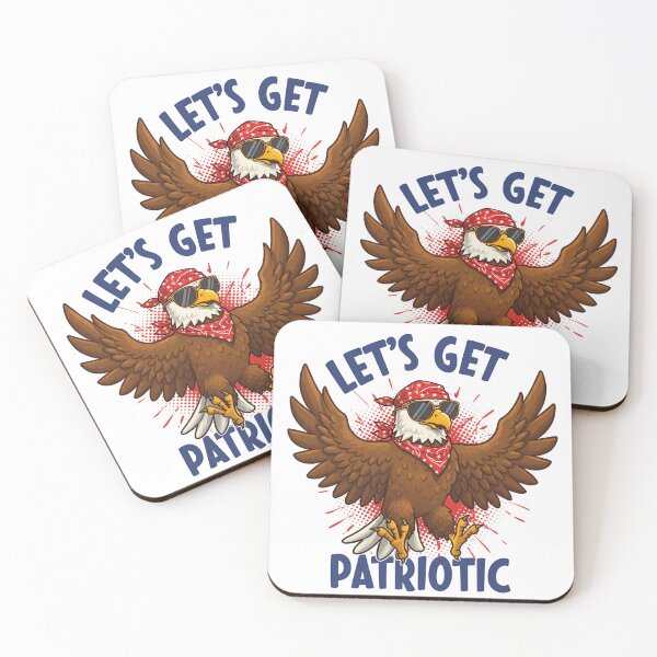 Item preview, Let's Get Patriotic - Cool Cartoon Eagle Design (4) designed and sold by InkoraLab.