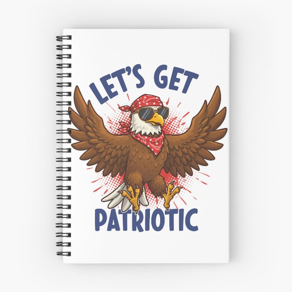 Item preview, Let's Get Patriotic - Cool Cartoon Eagle Design (4) designed and sold by InkoraLab.