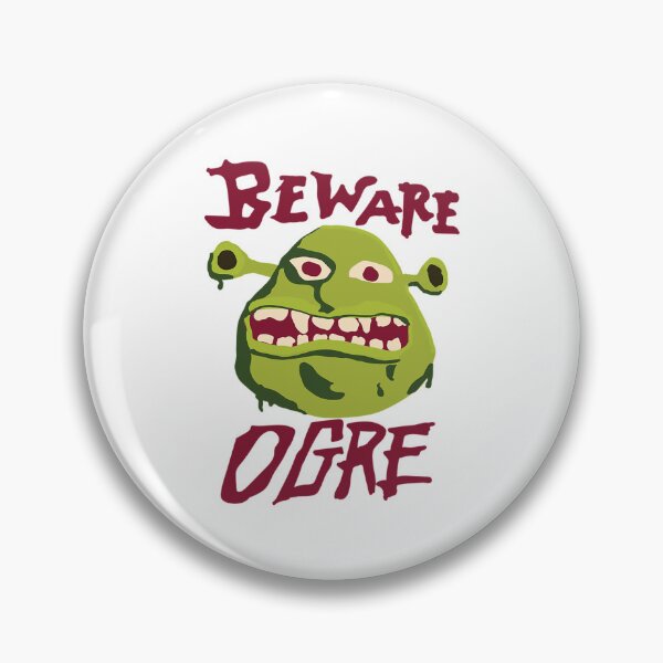 Item preview,  Beware Ogre Shrek Sign designed and sold by AnibalMoen.
