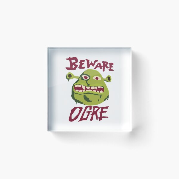 Item preview,  Beware Ogre Shrek Sign designed and sold by AnibalMoen.