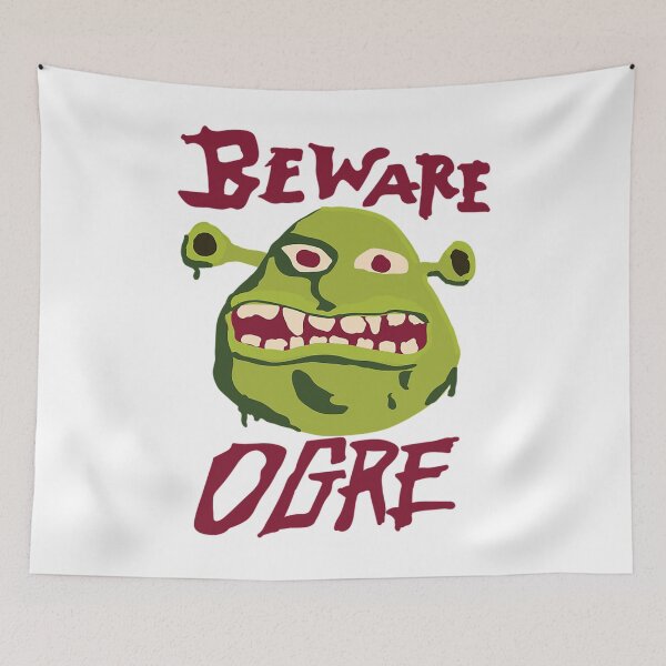 Item preview,  Beware Ogre Shrek Sign designed and sold by AnibalMoen.