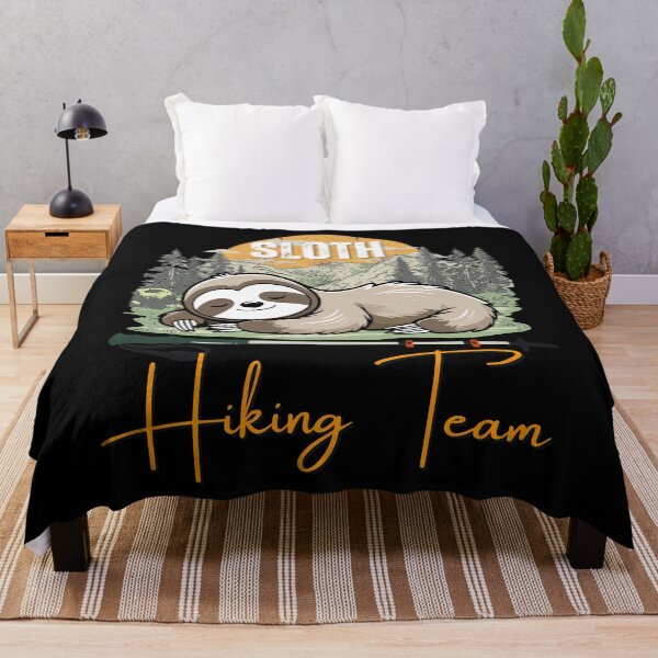 Item preview, Funny Sloth Hiking Team Mountain Outdoor Hiker designed and sold by Zayavca.