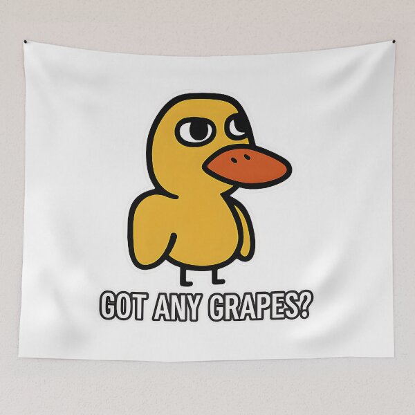 Item preview, vintage duck 90s cartoon meme funny song cute retro 80s designed and sold by Thorntonz1.