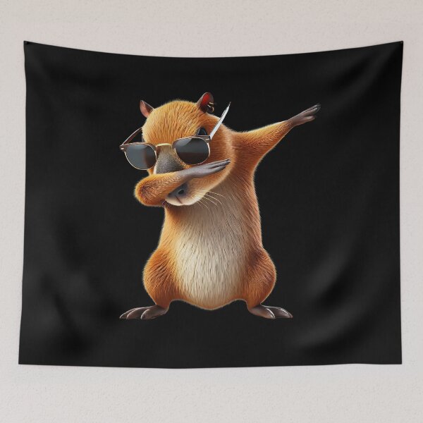 Item preview, Dabbing Capybara Animal Lover designed and sold by Kimberley King Art  King Art.