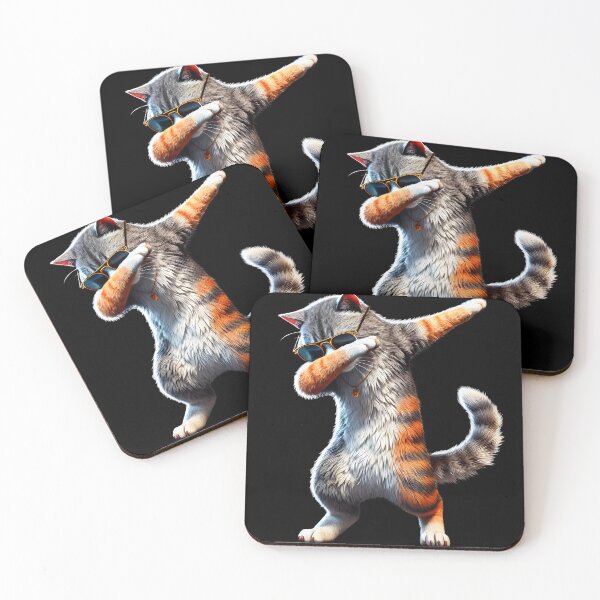 Item preview, Dabbing Cat Kitten Lover designed and sold by Kimberley King Art  King Art.
