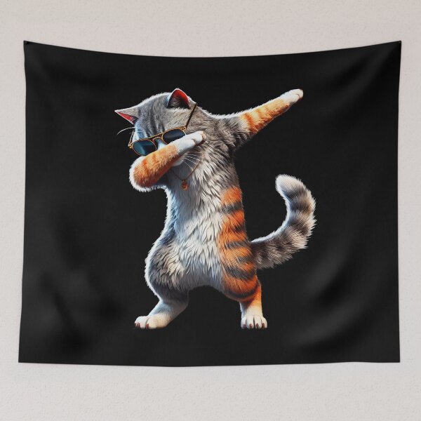 Item preview, Dabbing Cat Kitten Lover designed and sold by Kimberley King Art  King Art.