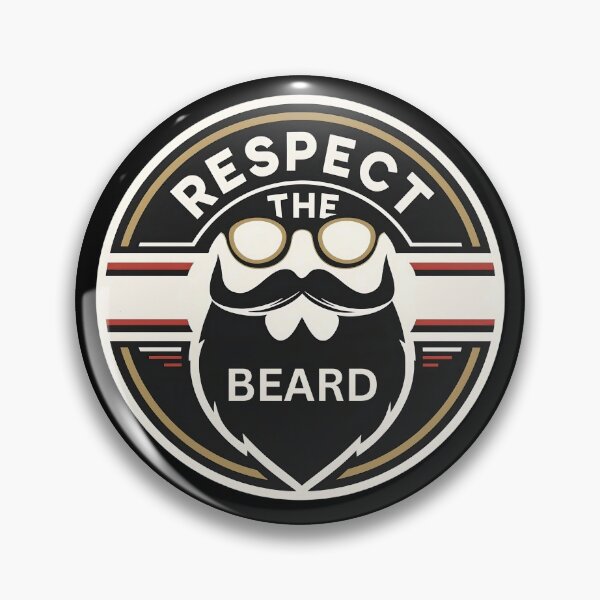 Item preview, Respect the Beard, beard lover gifts designed and sold by MiowandMolly.