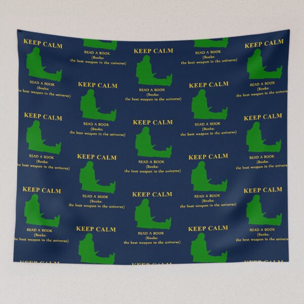 Item preview, KEEP CALM _amp_ read a book Fitted  designed and sold by Genrenrend.