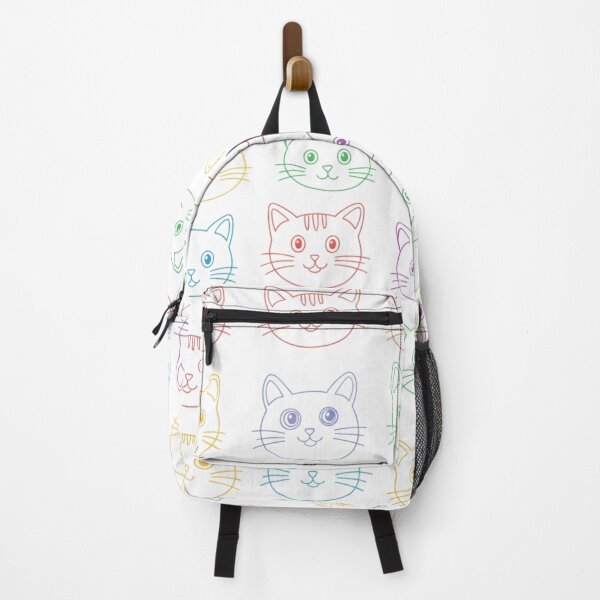 Item preview, Rainbow Cat Faces Pattern designed and sold by 0606PM.