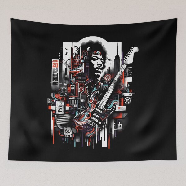 Item preview, Hendrix Urban Legacy - Street Art Tribute designed and sold by BitterFashionA.
