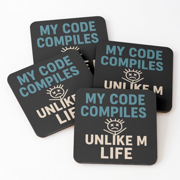Item preview, My Code Compiles Unlike My Life Funny Programmer Shirt designed and sold by Weorus.