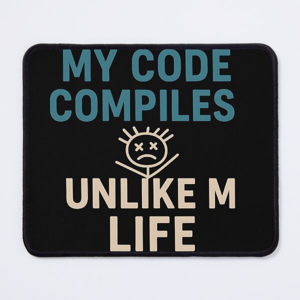 Item preview, My Code Compiles Unlike My Life Funny Programmer Shirt designed and sold by Weorus.