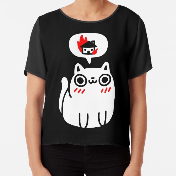 Dreaming Of Destruction Chiffon Top