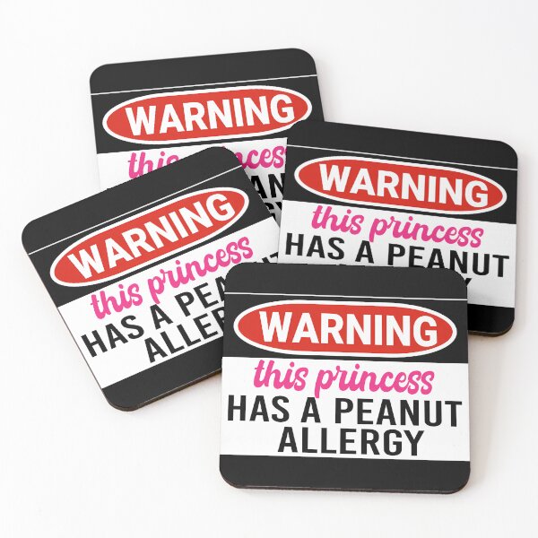 Item preview, Warning This Princess Has A Peanut Allergy - Peanut Allergy Awareness Warning Sign designed and sold by BitterFashionA.