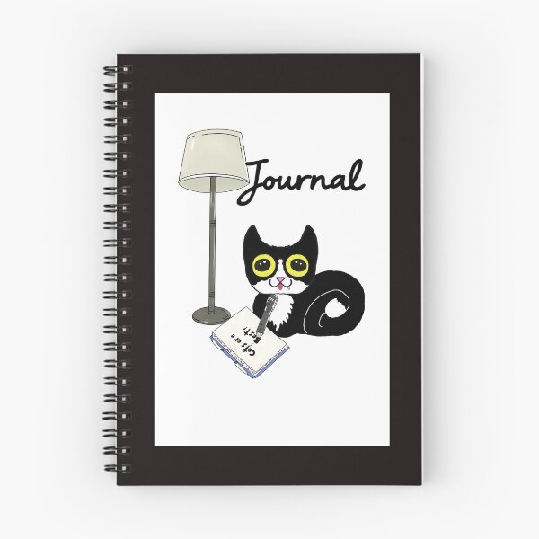 Item preview, Cat Journal designed and sold by wiora.