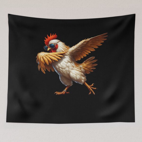 Item preview, Dabbing Chicken Animal Lover designed and sold by Kimberley King Art  King Art.