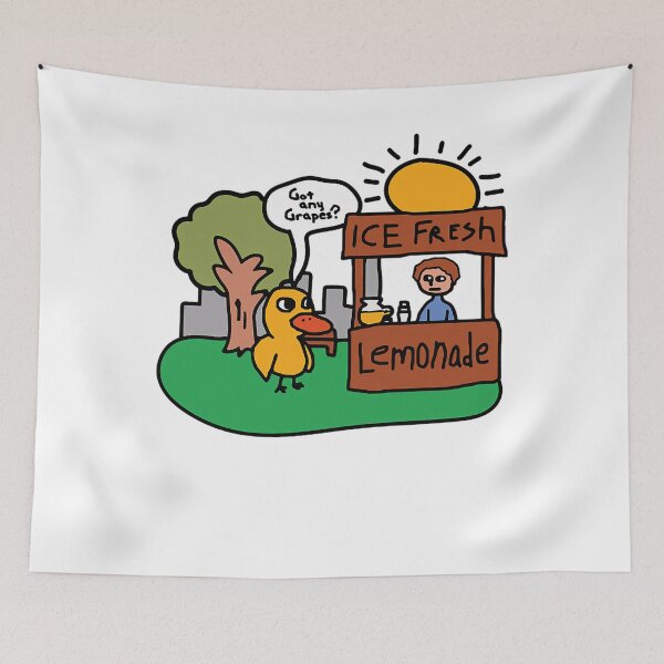 Item preview, retro cartoon funny 90s vintage meme 80s cute duck song designed and sold by Thorntonz1.