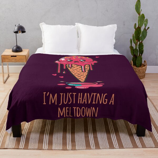 Item preview, I’m Just Having a Meltdown Funny Quote – Cute Funny Sarcastic Humor Ice Cream Graphic Gift Idea designed and sold by zenturtlemerch.