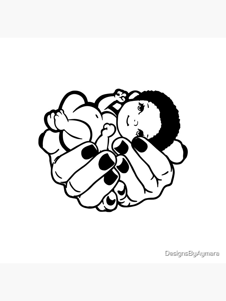 African American Baby Boy Hands Holding Caring Black Kid Tote Bag By Designsbyaymara Redbubble