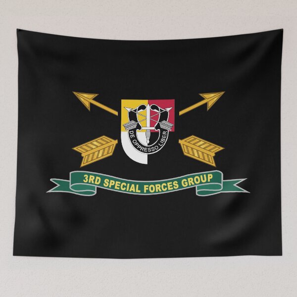 Item preview, Army - 3rd Special Forces Group - Flash w Br - Ribbon X 300 designed and sold by Military Insignia Products.