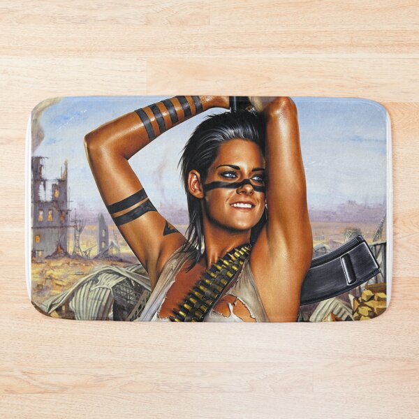 Item preview,  Post Apocalyptic warrior woman resting after battle designed and sold by Vintage Designs +.