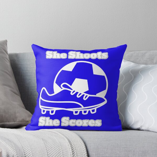 Item preview, She Shoots She Scores Funny Women’s Girls Soccer Football Mom Boot Ball designed and sold by WhackingTax.