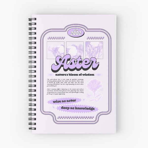 Item preview, Aster: Nature’s Bloom of Wisdom designed and sold by Blissblegum.