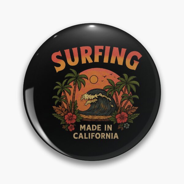Item preview, California Surfing Retro Wave – Vintage Beach designed and sold by PhilllandArt.