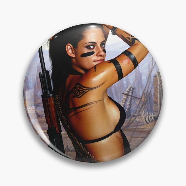 Item preview,  Post Apocalyptic warrior woman resting after battle designed and sold by Vintage Designs +.