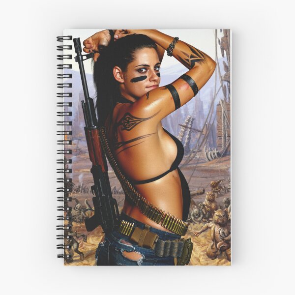 Item preview,  Post Apocalyptic warrior woman resting after battle designed and sold by Vintage Designs +.