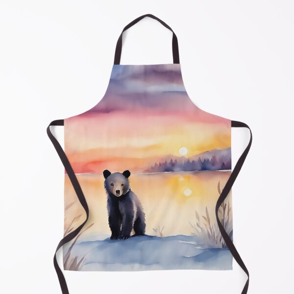 Item preview, Bear Cub By Lake at Dawn designed and sold by CalmnessbyChoice.