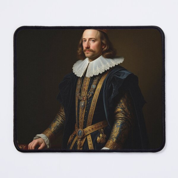 Item preview, Vintage portrait of a European royal man designed and sold by Vintage Designs +.