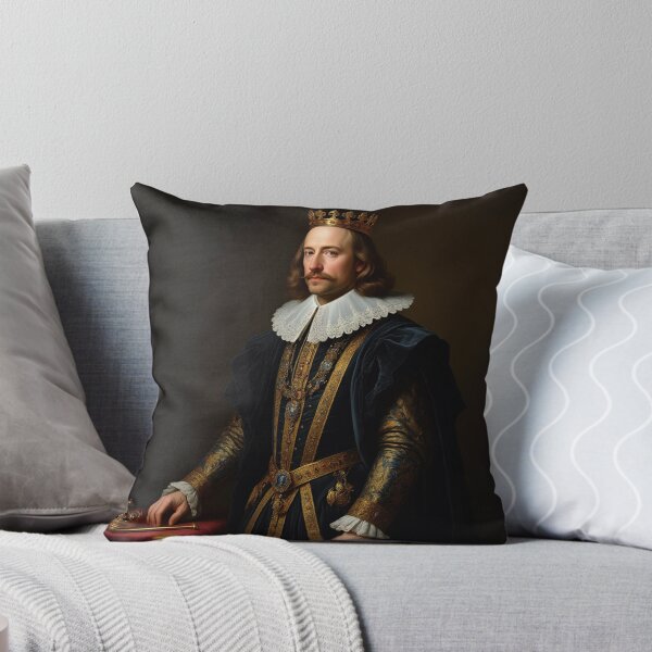 Item preview, Vintage portrait of a European royal man  designed and sold by Vintage Designs +.