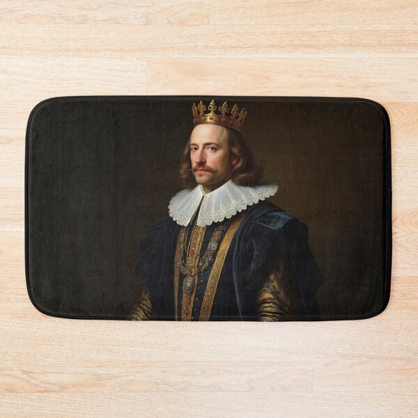 Item preview, Vintage portrait of a European royal man  designed and sold by Vintage Designs +.