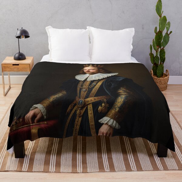 Item preview, Vintage portrait of a European royal man designed and sold by Vintage Designs +.