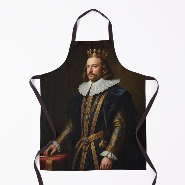 Item preview, Vintage portrait of a European royal man designed and sold by Vintage Designs +.