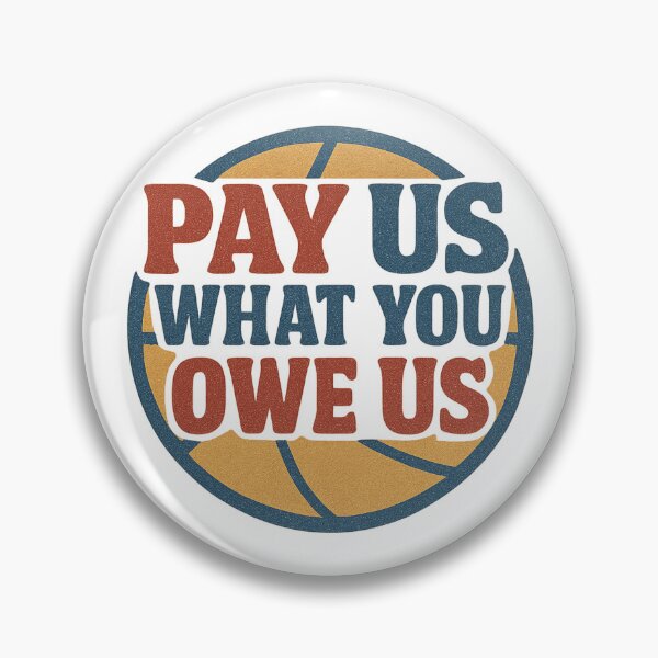 Item preview, Pay Us What You Owe Us – Equal Pay Feminist Statement Tee Design designed and sold by Printynest.