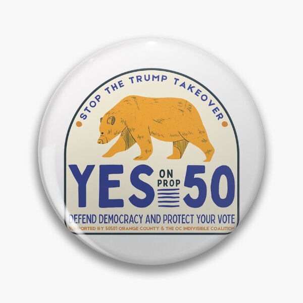 Item preview, Golden Bear - Yes On Prop 50 designed and sold by seymourtanna.