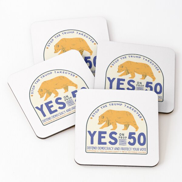 Item preview, Golden Bear - Yes On Prop 50 designed and sold by seymourtanna.