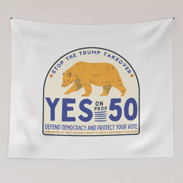 Item preview, Golden Bear - Yes On Prop 50 designed and sold by seymourtanna.